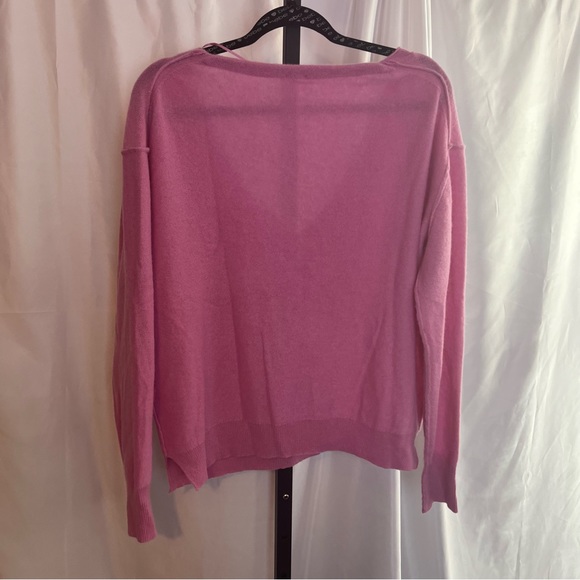 Free People Harmony Cashmere Sweater Pink, size Medium - Picture 7 of 7